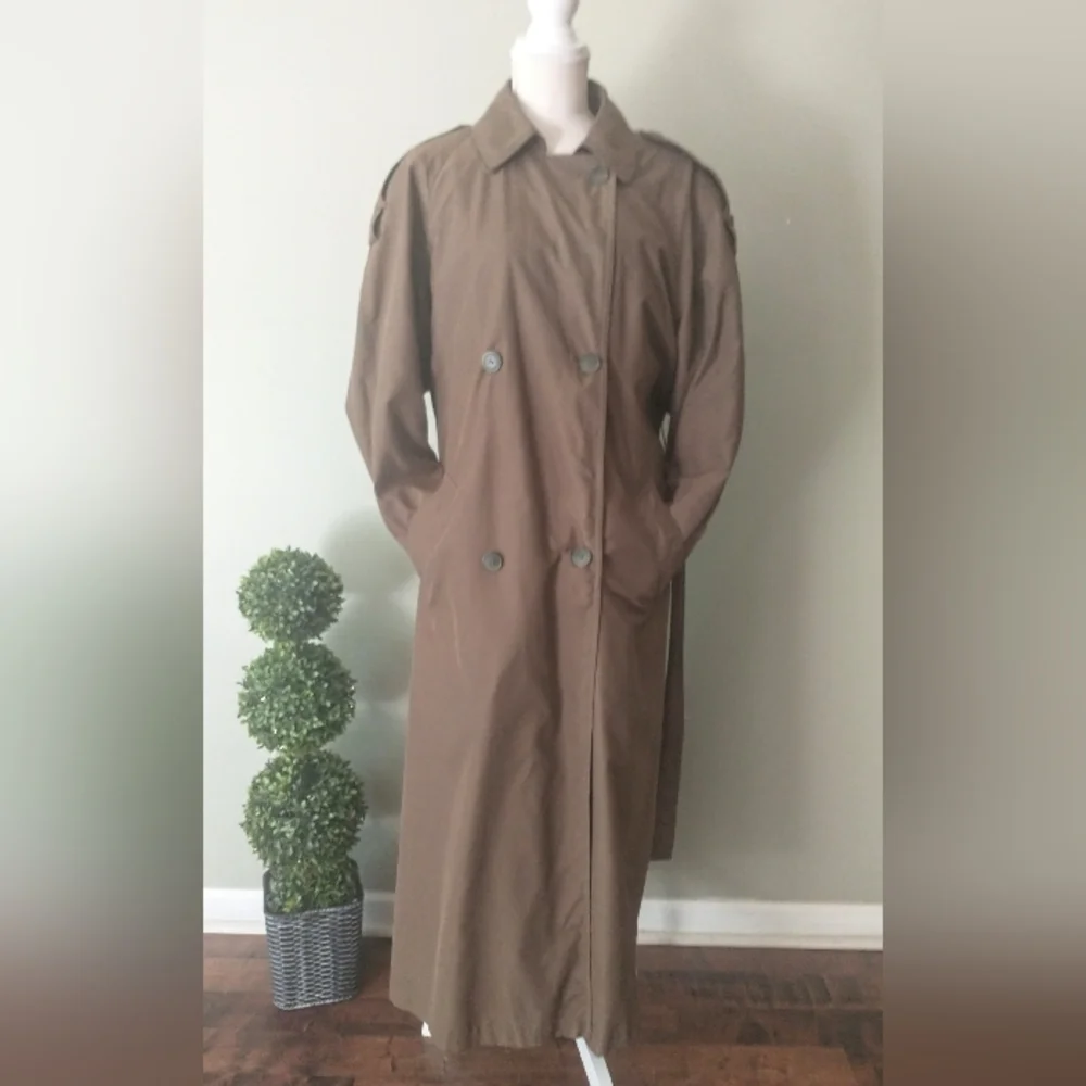 Vintage London Fog Trench Coat - Warm Lining Button On/Out - 14 Reg - Picture 2 of 9